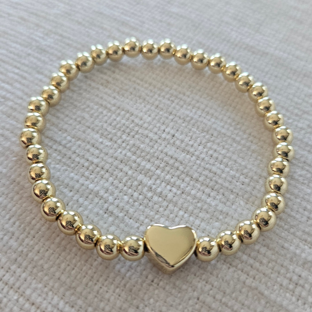 Heart on my sleeve bracelet
