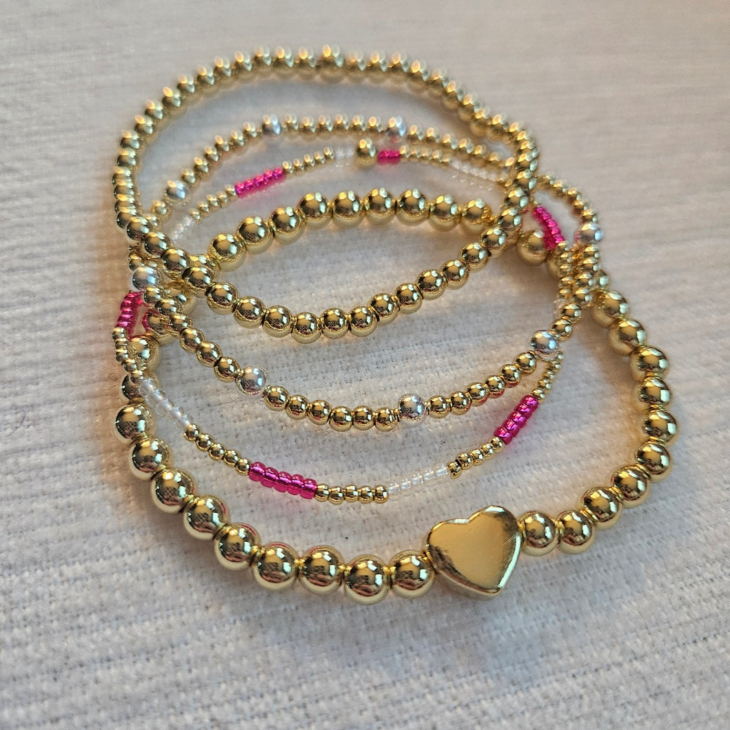 Heart on my sleeve bracelet