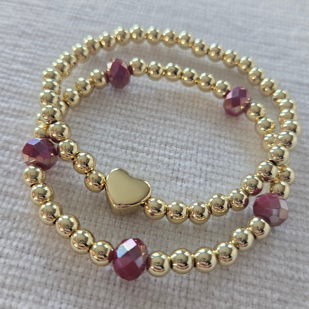 Heart on my sleeve bracelet