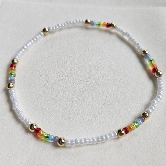 Rainbow Crush bracelet